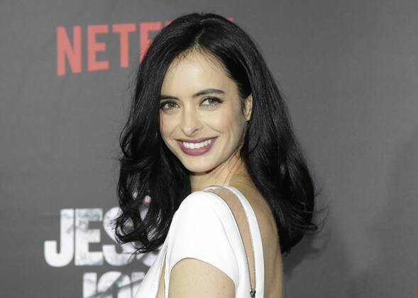 Krysten Ritter arrives on the red carpet at the Netflix premiere of new original series Marvel s Jessica Jones at the Regal E-Walk on November 17, 2015 in New York City.  NYP2015111716 JOHNxANGELILLO
