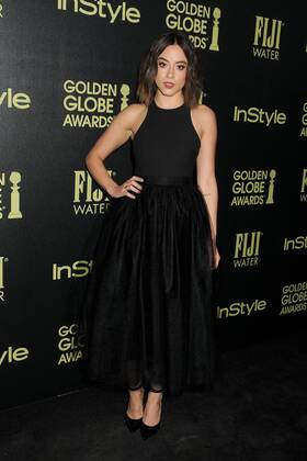 17 November 2015 - West Hollywood, California - Chloe Bennet. Hollywood Foreign Press Association and InStyle Celebrate The 2016 Golden Globe Award Season held at Ysabel.  ByronxPurvis AdMedia