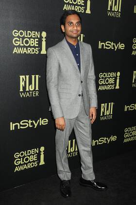 17 November 2015 - West Hollywood, California - Aziz Ansari. Hollywood Foreign Press Association and InStyle Celebrate The 2016 Golden Globe Award Season held at Ysabel.  ByronxPurvis AdMedia