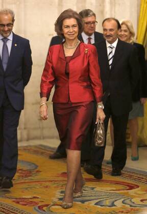 Queen Sofia of Spain during XXIV Reina Sofia Iberoamerican Poetry Award . November 18, 2015.  (2015111803)