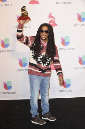 Tego Calderon 16TH ANNUAL LATIN GRAMMY AWARDS: PRESSROOM Las Vegas  Patrick Rideaux PicturePerfect