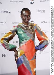 Alek Wek bei der Verleihung des Deutschen Nachhaltigkeitspreises 2015 im Maritim Hotel. Düsseldorf, 27.11.2015 Foto:xO.xHausenx xFuturexImage