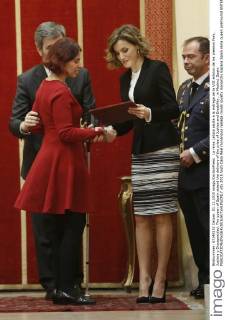 La reina Letizia asiste a la entrega de la VIII edicion de los premios Foro, Justicia y Discapacidad. The queen of Spain attend the delivery of the prize of Justice and Disability , in Madrid, Spain. 