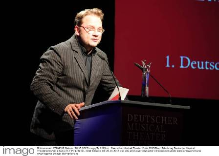 Deutscher Musical Theater Preis 2015 Marc Schubring Deutscher Musical Theaterpreis Verleihung im TIPI in Berlin, roter Teppich am 26.10.2015
