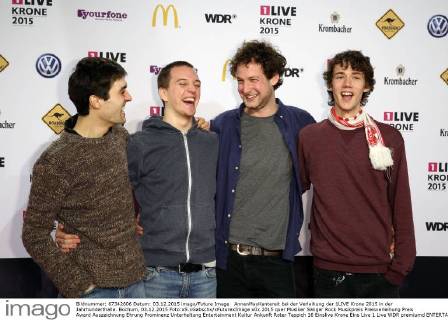 AnnenMayKantereit bei der Verleihung der 1LIVE Krone 2015 in der Jahrhunderthalle. Bochum, 03.12.2015 Foto:xS.xGabschx xFuturexImage