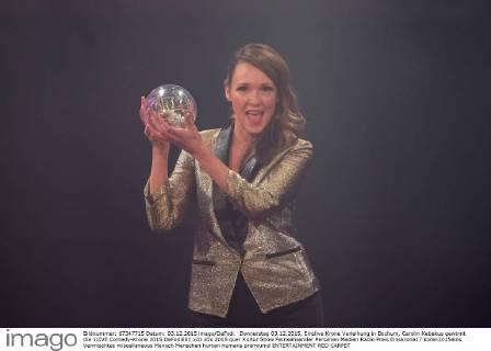 Donnerstag 03.12.2015, Einslive Krone Verleihung in Bochum, Carolin Kebekus gewinnt die 1LIVE Comedy-Krone 2015 DeFodi001