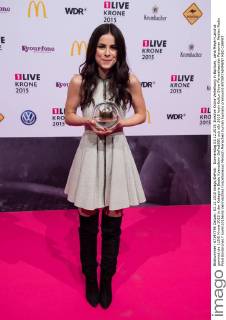 Donnerstag 03.12.2015, Einslive Krone Verleihung in Bochum, Lena Meyer-Landrut gewinnt die 1LIVE Krone 2015 in der Kategorie Beste Kuenstlerin DeFodi001