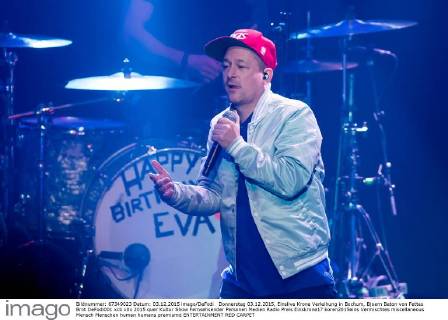Donnerstag 03.12.2015, Einslive Krone Verleihung in Bochum, Bjoern Beton von Fettes Brot DeFodi001