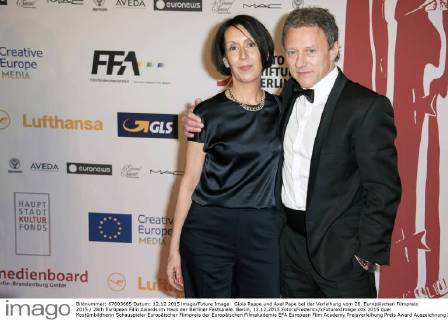 Gioia Raspe und Axel Pape bei der Verleihung vom 28. Europäischen Filmpreis 2015 28th European Film Awards im Haus der Berliner Festspiele. Berlin, 12.12.2015 Foto:xFredericx xFuturexImage