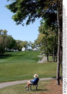 March 13, 2013 - Palm Harbor, Florida, U.S. - DOUGLAS R. CLIFFORD TIMES.Jane Branchick, of Odessa, awaits drives Wednesday while volunteering as a ball spotter at the 10th fairway during the Tampa Bay Championship Pro-Am at Innisbrook s Copperhead course in Palm Harbor. - ZUMAs70