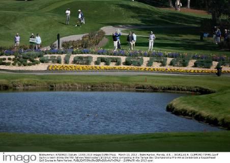 March 13, 2013 - Palm Harbor, Florida, U.S. - DOUGLAS R. CLIFFORD TIMES.Geoff Ogilvy s team drives the fifth fairway Wednesday (3 13 13) while competing in the Tampa Bay Championship Pro-Am at Innisbrook s Copperhead Golf Course in Palm Harbor. - ZUMAs70