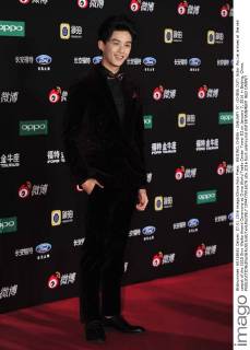 BEIJING, CHINA - JANUARY 07: (CHINA OUT) Actor Wu Lei arrives at the red carpet of the 2015 Sina Weibo Award Ceremony at China World Trade Center Tower III on January 7, 2016 in Beijing, China.  CFP477916075