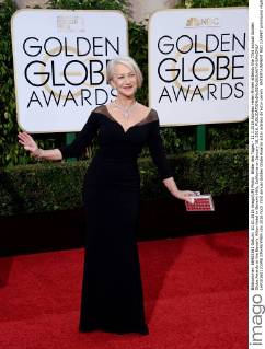 Bilder des Tages - 11.1.2016 Actress Helen Mirren attends the 73rd annual Golden Globe Awards at the Beverly Hilton Hotel in Beverly Hills, California on January 10, 2016.  LAP20160110348 JIMxRUYMEN