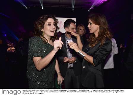 Aphrodite Award in Rom Rome, Via Tiburtina Studios Gala Award Aphrodite 2016, in the photo: Chiara Giordano Daniela Martani  VincenzoxLandi