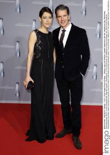 Markus Lanz mit Ehefrau Angela Gessmann bei der Verleihung des Deutschen Fernsehpreises 2016 in den Düsseldorfer Rheinterrassen. Düsseldorf, 13.01.2016 Foto:xS.xGabschx xFuturexImage