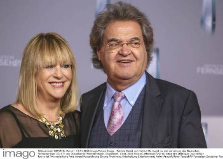 Patricia Riekel und Helmut Markwort bei der Verleihung des Deutschen Fernsehpreises 2016 in den Düsseldorfer Rheinterrassen. Düsseldorf, 13.01.2016 Foto:xC.xHardtx xFuturexImage