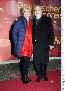 Doris Dörrie mit Lebensgefährten Martin Verleihung des Bayerische Filmpreis 2015 Preis, Auszeichnung, Ehrung Prinzregententheater München 15. Januar 2016