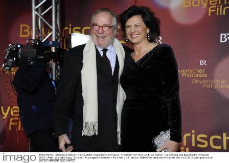 Friedrich von Thun und Ilse Aigner Verleihung des Bayerische Filmpreis 2015 Preis, Auszeichnung, Ehrung Prinzregententheater München 15. Januar 2016