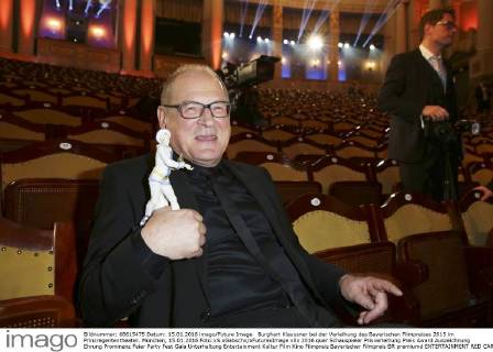 Burghart Klaussner bei der Verleihung des Bayerischen Filmpreises 2015 im Prinzregententheater. München, 15.01.2016 Foto:xS.xGabschx xFuturexImage