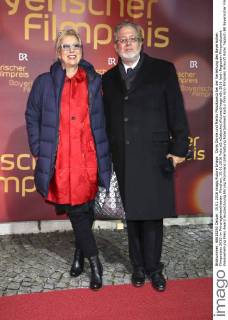 Doris Dörrie und Martin Moszkowicz bei der Verleihung des Bayerischen Filmpreises 2015 im Prinzregententheater. München, 15.01.2016 Foto:xS.xGabschx xFuturexImage