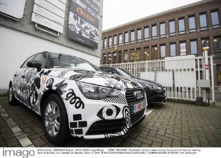 - GENT, BELGIUM: Illustration picture taken during the launch of new car sharing service Bolides, on Tuesday 26 January 2016, in Gent. JASPERxJACOBS 04781867