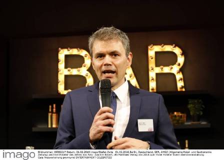 01.02.2016,Berlin, Deutschland, GER, AHGZ (Allgemeine Hotel- und Gastronomie Zeitung) zeichnet Hotelier des Jahres aus.Foto: Joachim Eckert, dfv Matthaes Verlag