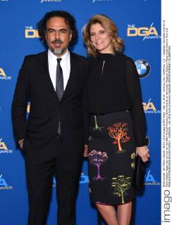 Feb. 6, 2016 - Century City, California, U.S. - Alejandro Gonzalez Inarritu & Maria Eladia Hagerman arrives for the 68th Annual Directors Guild Awards at the Hyatt. Regency Century Plaza Hotel Century City U.S. - ZUMAo05_