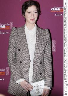 Nominierte für Filmpreis Cesar Sara Giraudeau ( meilleur Espoir Feminin dans les Betises ) CELEBRITES : Dejeuner des Nommes des Cesars au Fouquets - 05 02 2015 GwendolineLeGoffx 