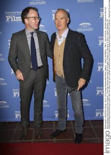 SANTA BARBARA - FEB 5: Tom McCarthy, Michael Keaton at the 31st Santa Barbara International Film Festival - American Riviera Award at the Arlington Theatre on February 5, 2016 in Santa Barbara, CA  HPA