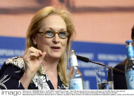 Meryl Streep during the jury press conference at the 66th Berlin International Film Festival Berlinale 2016 on February 11, 2016 in Berlin, Germany. Foto:xC.xNiehausx xFuturexImage