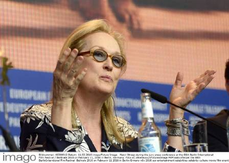 Meryl Streep during the jury press conference at the 66th Berlin International Film Festival Berlinale 2016 on February 11, 2016 in Berlin, Germany. Foto:xC.xNiehausx xFuturexImage