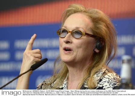 Meryl Streep during the jury press conference at the 66th Berlin International Film Festival Berlinale 2016 on February 11, 2016 in Berlin, Germany. Foto:xC.xNiehausx xFuturexImage