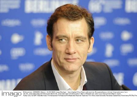 Jurymitglied Clive Owen während der Pressekonferenz mit der Internationalen Jury der 66. Internationalen Filmfestspiele Berlin 66. Internationale Filmfestspiele in Berlin IFB2016