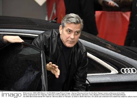 George Clooney arrives for the Hail, Caesar! press conference at the 66th Berlin International Film Festival Berlinale 2016 on February 11, 2016 in Berlin, Germany. Foto:xFredericx xFuturexImage