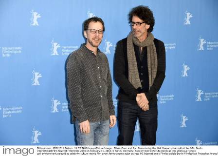 Ethan Coen and Joel Coen during the Hail Caesar! photocall at the 66th Berlin International Film Festival Berlinale 2016 on February 11, 2016 in Berlin, Germany. Foto:xFredericx xFuturexImage