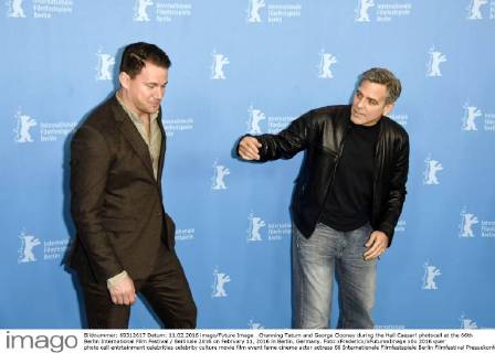 Channing Tatum and George Clooney during the Hail Caesar! photocall at the 66th Berlin International Film Festival Berlinale 2016 on February 11, 2016 in Berlin, Germany. Foto:xFredericx xFuturexImage