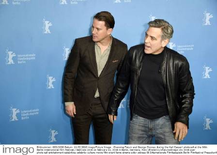 Channing Tatum and George Clooney during the Hail Caesar! photocall at the 66th Berlin International Film Festival Berlinale 2016 on February 11, 2016 in Berlin, Germany. Foto:xFredericx xFuturexImage