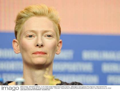 66th Berlin International Film Festival. International Film Festival of Berlin. Photocall of the movie Hail Caesar . Pictured: Tilda Swinton  CamillaxMorandi