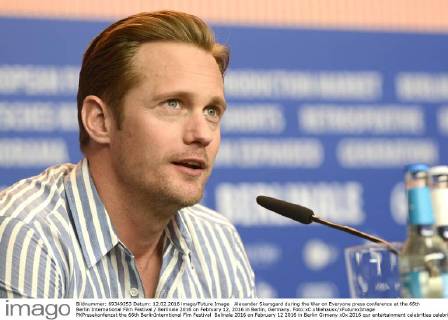 Alexander Skarsgard during the War on Everyone press conference at the 66th Berlin International Film Festival Berlinale 2016 on February 12, 2016 in Berlin, Germany. Foto:xC.xNiehausx xFuturexImage
