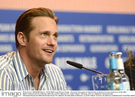 Alexander Skarsgard during the War on Everyone press conference at the 66th Berlin International Film Festival Berlinale 2016 on February 12, 2016 in Berlin, Germany. Foto:xC.xNiehausx xFuturexImage