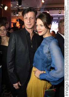 Jessica Schwarz and boyfriend Markus Selikovsky at the Medienboard Reception 2016 during the 66th Berlin International Film Festival Berlinale 2016 at The Ritz-Carlton hotel on February 13, 2016 in Berlin, Germany. Foto:xFredericx xFuturexImage