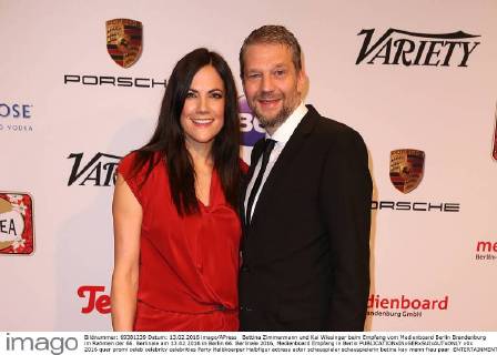 Bettina Zimmermann und Kai Wiesinger beim Empfang vom Medienboard Berlin Brandenburg im Rahmen der 66. Berlinale am 13.02.2016 in Berlin 66. Berlinale 2016, Medienboard Empfang in Berlin 