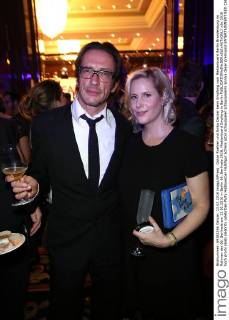 Oskar Roehler und Anika Decker beim Empfang vom Medienboard Berlin Brandenburg im Rahmen der 66. Berlinale am 13.02.2016 in Berlin 66. Berlinale 2016, Medienboard Empfang in Berlin 