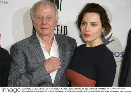 Wolfgang Petersen and Antje Traue at the Medienboard Reception 2016 during the 66th Berlin International Film Festival Berlinale 2016 at The Ritz-Carlton hotel on February 13, 2016 in Berlin, Germany. Foto:xFredericx xFuturexImage