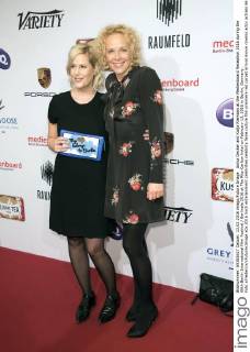 Anika Decker and Katja Riemann at the Medienboard Reception 2016 during the 66th Berlin International Film Festival Berlinale 2016 at The Ritz-Carlton hotel on February 13, 2016 in Berlin, Germany. Foto:xFredericx xFuturexImage