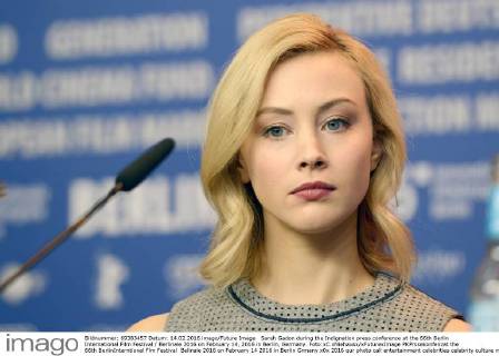 Sarah Gadon during the Indignation press conference at the 66th Berlin International Film Festival Berlinale 2016 on February 14, 2016 in Berlin, Germany. Foto:xC.xNiehausx xFuturexImage