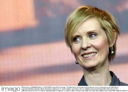 Cynthia Nixon during the A Quiet Passion press conference at the 66th Berlin International Film Festival Berlinale 2016 on February 14, 2016 in Berlin, Germany. Foto:xC.xNiehausx xFuturexImage