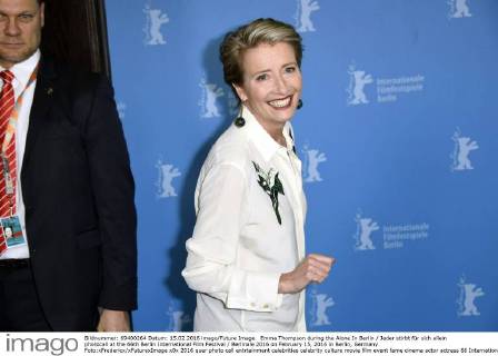 Emma Thompson during the Alone In Berlin Jeder stirbt für sich allein photocall at the 66th Berlin International Film Festival Berlinale 2016 on February 15, 2016 in Berlin, Germany. Foto:xFredericx xFuturexImage