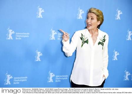 Emma Thompson during the Alone In Berlin Jeder stirbt für sich allein photocall at the 66th Berlin International Film Festival Berlinale 2016 on February 15, 2016 in Berlin, Germany. Foto:xFredericx xFuturexImage