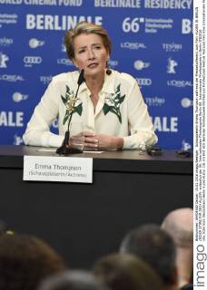 Schauspielerin Emma Thompson während der Pressekonferenz zum Film -ALONE IN BERLIN JEDER STIRB FÜR SICH ALLEIN- anlässlich der 66. Internationalen Filmfestspiele Berlin 66. Internationale Filmfestspiele in Berlin IFB2016